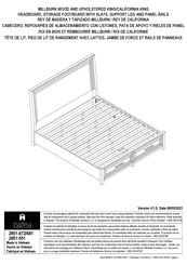 Hillsdale Furniture MILLBURN 2851-672 Instrucciones De Montaje