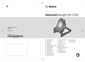 Bosch UniversalWorkLight 18V-2100 Manual Original