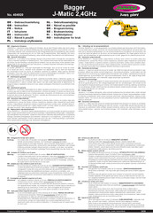 Jamara Bagger J-Matic 2,4 GHz Instrucción