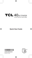 TCL 40 NXTPAPER Guia De Inicio Rapido