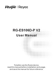 Ruijie Reyee RG-ES106D-P V2 Manual Del Usuario