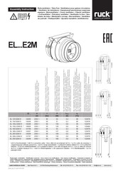 Ruck Ventilatoren EL 160L E2M 01 Instrucciones De Montaje