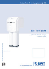 Bwt Pure SLIM 2 Instrucciones De Montaje Y De Manejo