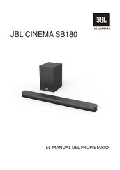 Harman JBL CINEMA SB180 Manual Del Propietário