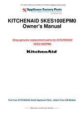 KitchenAid ARTISAN 5KES100EPM0 Guía Para Conseguir Resultados Profesionales