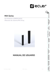 Ecler MIA-81 Manual De Usuario