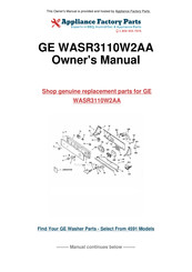 GE Profile WPSR3120 Manual Del Propietário