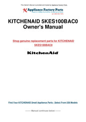 KitchenAid ARTISAN 5KES100BAC0 Guía Para Conseguir Resultados Profesionales