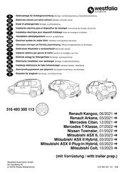 Westfalia Automotive 316 493 300 113 Instrucciones De Montaje Y De Servicio