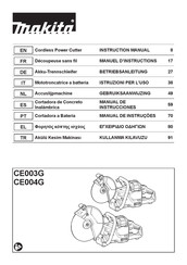 Makita CE003GZ02 Manual De Instrucciones