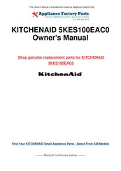 KitchenAid ARTISAN 5KES100EAC0 Guía Para Conseguir Resultados Profesionales