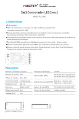 MiBoxer SW2 Manual De Instrucciones