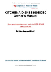 KitchenAid ARTISAN 5KES100BOB0 Guía Para Conseguir Resultados Profesionales