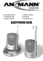 ANSMANN Care BABYPHONE ROM Instrucciones De Uso