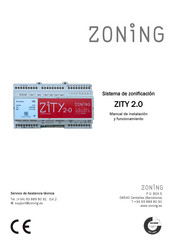 Zoning ZITY 2.0 Manual De Instalación Y Funcionamiento