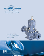 Ruhrpumpen SPI Manual De Instalación, Operación Y Mantenimiento