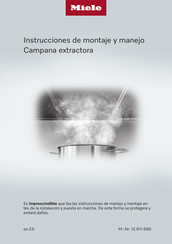 Miele DAC 2240 Instrucciones De Montaje Y Manejo