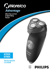 Norelco Advantage 6706X Manual Del Usuario