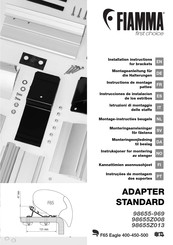 Fiamma 98655Z008 Instrucciones De Instalacion De Los Estribos