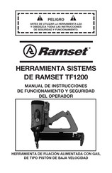 RAMSET TF1200 Manual De Instrucciones De Funcionamiento Y Seguridad Del Operador