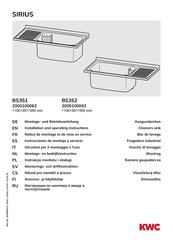 KWC 2000100063 Instrucciones De Montaje Y Servicio