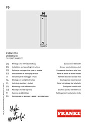 Franke 2030054248 Instrucciones De Montaje Y Servicio