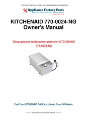 KitchenAid 760-0024 Serie Instrucciones De Instalación Y Manual De Uso Y Cuidado