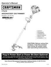 Craftsman WEEDWACKER 316.791190 Manual Del Operador