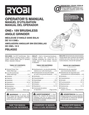 Ryobi PBLAG02 Manual Del Operador