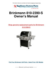 Brinkmann Zone 810-2390-S Manual Del Propietário