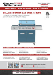 ROYAL GOURMET GA5403B Manual Del Usuario