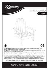 Outsunny 312-030 Instrucciones De Montaje