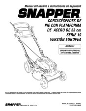 Snapper 7800250 Manual Del Usuario E Instrucciones De Seguridad