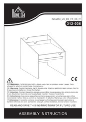 HOMCOM 312-036 Instrucciones De Montaje