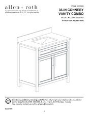 Allen + Roth L23064-VS36-WO Instrucciones De Montaje