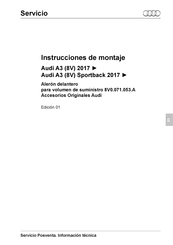 Audi 8V0.071.053.A Instrucciones De Montaje