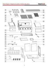 ROYAL GOURMET GA5404H Instrucciones De Montaje