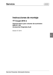 Audi 8S8.071.126 Instrucciones De Montaje