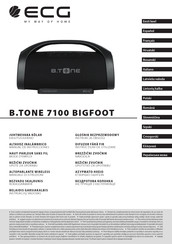 ECG B.TONE 7100 BIGFOOT Manual De Instrucciones