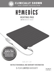 HoMedics HP-24AOJ-GY Manual De Instrucciones E Información Sobre La Garantia