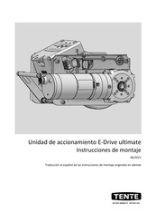 Tente E-Drive ultimate Instrucciones De Montaje