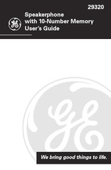 Ge 29320 Manual Del Usuario