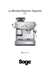Sage the Barista Express Impress SES876 Manual Del Usuario