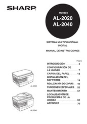 Sharp AL-2040 Manual De Instrucciones