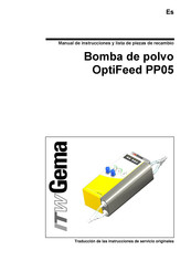 ITW Gema OptiFeed PP05 Manual De Instrucciones