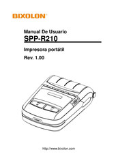 Bixolon SPP-R210 Manual De Usuario