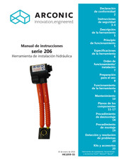 Arconic 206-1250 Manual De Instrucciones