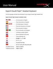 HyperX CloudX Flight Instrucciones De Uso