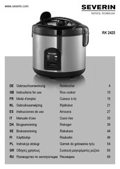 SEVERIN RK 2425 Instrucciones De Uso