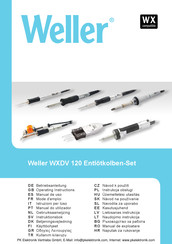 Weller WXDV 120 Manual De Uso